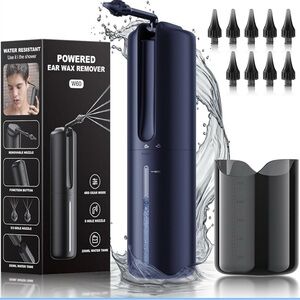 Electric Ear Wax Remover Water Cleaner IPX5 Waterproof Irrigation Kit New